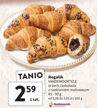 Intermarche Rogalik z nadzieniem malinowym vandemoortele oferta