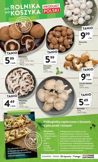 Intermarche Pieczarki oferta