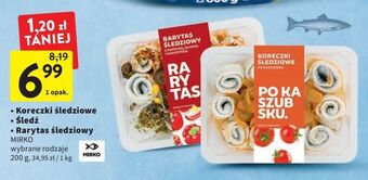 Intermarche Koreczki śledziowe mirko oferta