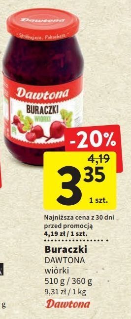Buraczki wiórki dawtona