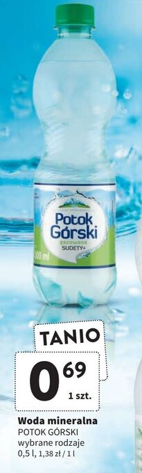 Intermarche Woda gazowana potok górski oferta