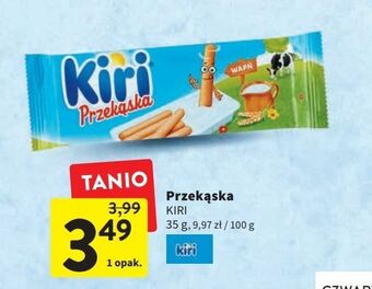 Intermarche Przekąska: serek+paluszki kiri oferta