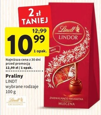 Intermarche Bombonierka milk lindt lindor oferta