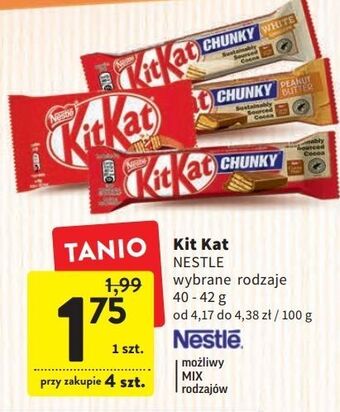 Intermarche Baton kitkat 4 paluszki oferta