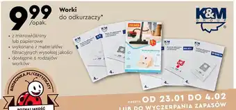 Biedronka Worki do odkrzurzacza km 49.4020 k&m oferta