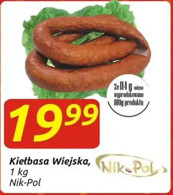 Społem Nik-Pol Kiełbasa Wiejska 1 kg oferta