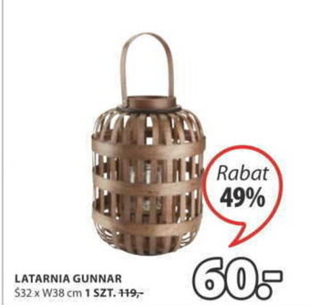 JYSK Latarnia Gunnar Ś32xW38cm oferta