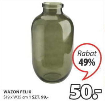 JYSK Wazon Felix Ś19xW35cm oferta
