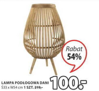 JYSK Lampa Podłogowa Dani Ś33xW54cm oferta