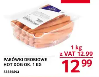 Selgros Parówki drobiowe Hot Dog 1kg oferta