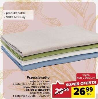 Carrefour Prześcieradło oferta