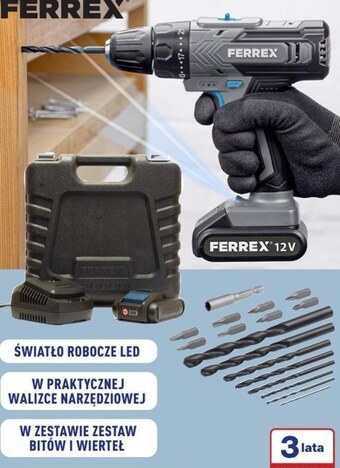 ALDI Wiertarko-wkrętarka ferrex oferta