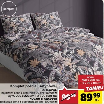 Carrefour Komplet pościeli detexpol oferta