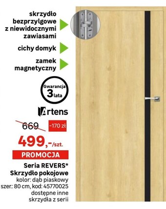 Skrzydło drzwiowe artens