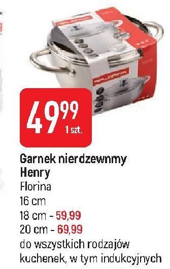 E.Leclerc Garnek nierdzewny henry 18 cm florentyna oferta