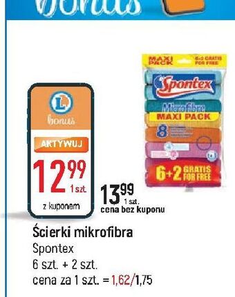 E.Leclerc Ściereczki z mikrofibry spontex oferta