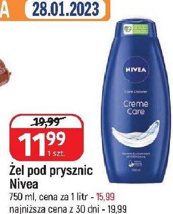 E.Leclerc Żel pod prysznic nivea creme care oferta