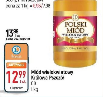 E.Leclerc Miód wielokwiatowy nektarowy cd królowa pszczół oferta