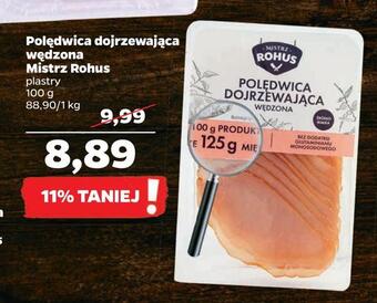 Netto Polędwica dojrzewająca wędzona mistrz rohus oferta
