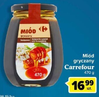 Carrefour Carrefour miód gryczany 470g oferta