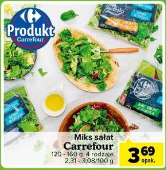 Carrefour Carrefour miks sałat 120-160g oferta