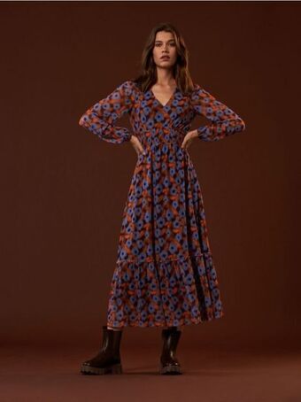 Sukienka maxi w kwiaty