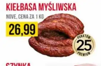 Delikatesy Ribena Nove Kiełbasa myśliwska cena za 1 kg oferta