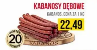 Delikatesy Ribena Kabanos Kabanosy dębowe cena za 1 kg oferta