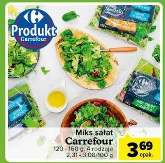 Carrefour Express Mix sałat ze szpinakiem carrefour targ świeżości oferta