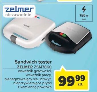Carrefour Sandwich inox zsm7860 zelmer oferta