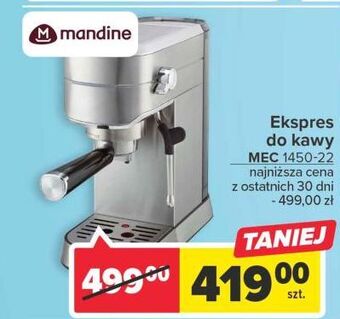 Carrefour Ekspres do kawy 1450-22 mandine oferta