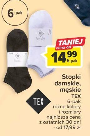 Carrefour Stopki damskie tex oferta