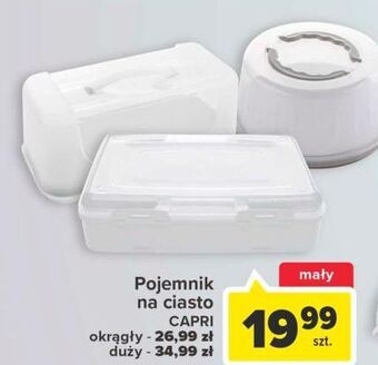 Carrefour Pojemnik na ciasto capri okrągły oferta