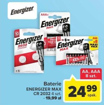 Carrefour Baterie alkaliczne aaa energizer max oferta