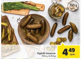 Carrefour Ogórki kiszone oferta