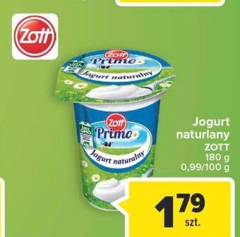Carrefour Jogurt naturalny zott primo oferta