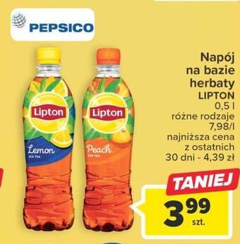 Carrefour Herbata mrożona lemon lipton ice tea oferta