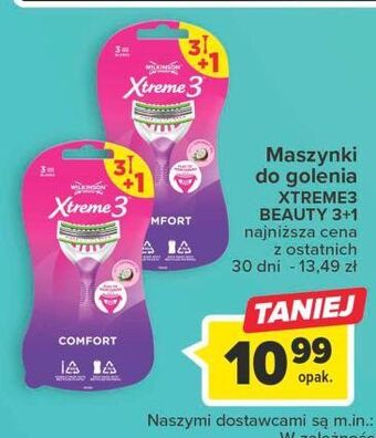 Carrefour Maszynka do golenia wilkinson extra 3 beauty oferta