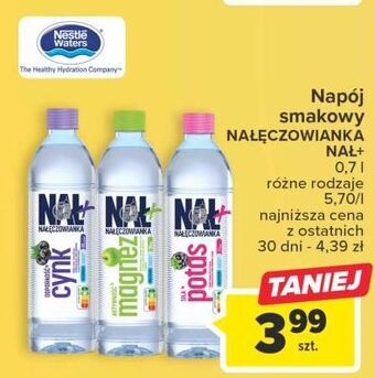 Carrefour Woda potas nałęczowianka oferta