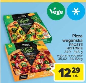 Carrefour Pizza warzywna z grillowaną papryką i bazyliowym pesto iglotex proste historie z pieca kamiennego oferta