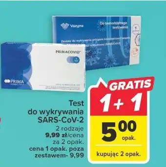 Carrefour Test serologiczny na covid-19 primacovid oferta