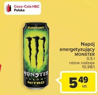 Carrefour Napoj energetyczny monster energy nitro oferta