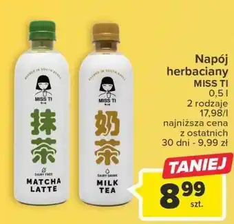 Carrefour Napój matcha latte miss ti by quebonafide oferta