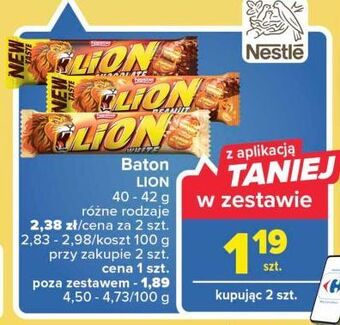 Carrefour Baton lion peanut oferta