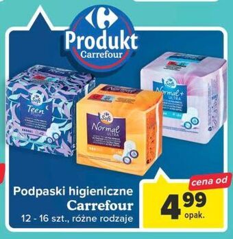 Carrefour Podpaski teen night carrefour soft oferta