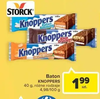 Carrefour Baton orzeszki ziemne knoppers oferta