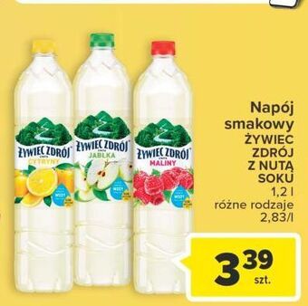 Carrefour Woda cytryna żywiec zdrój z nutą... oferta