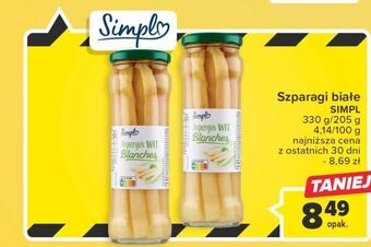 Carrefour Szparagi średnie białe simpl oferta