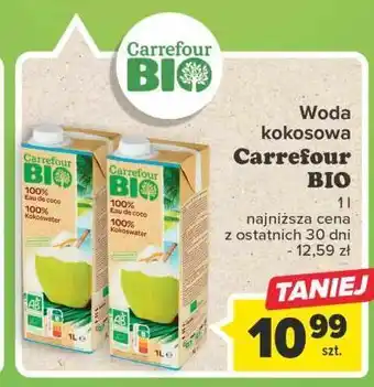 Carrefour Woda kokosowa carrefour bio oferta