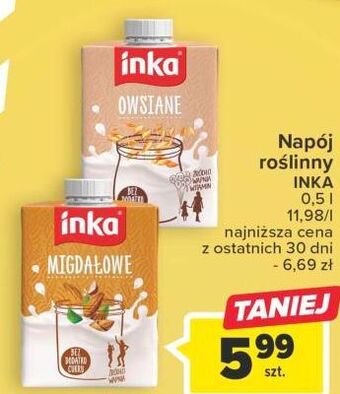 Carrefour Napój owsiany inka owsiane oferta